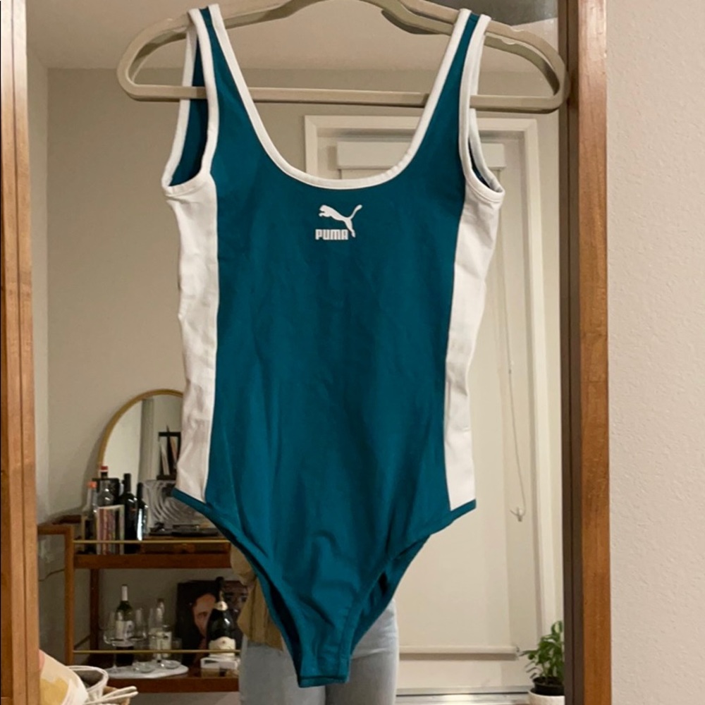 Puma Classic Green Teal BodySuit